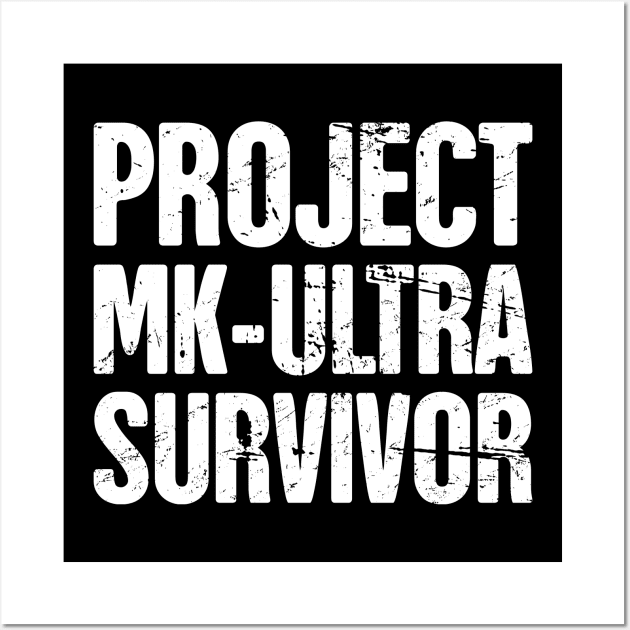 Conspiracy Theory Project MKUltra / MK ULTRA Wall Art by MeatMan